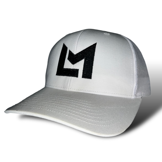 Lion Mentality Trucker Hat - White